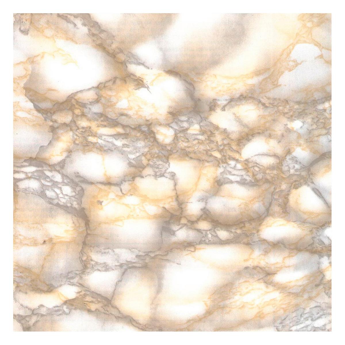 Klebefolie Marmoroptik Weiß Basic-Line 45x150 cm - Weiß, KONVENTIONELL, Kunststoff (45/150cm)