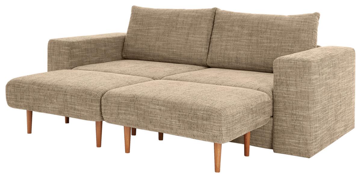 3-sitzer-sofa Looks V-1 - Eichefarben/Beige, Design, Textil (212/96/107cm) - LOOKS by W.Joop