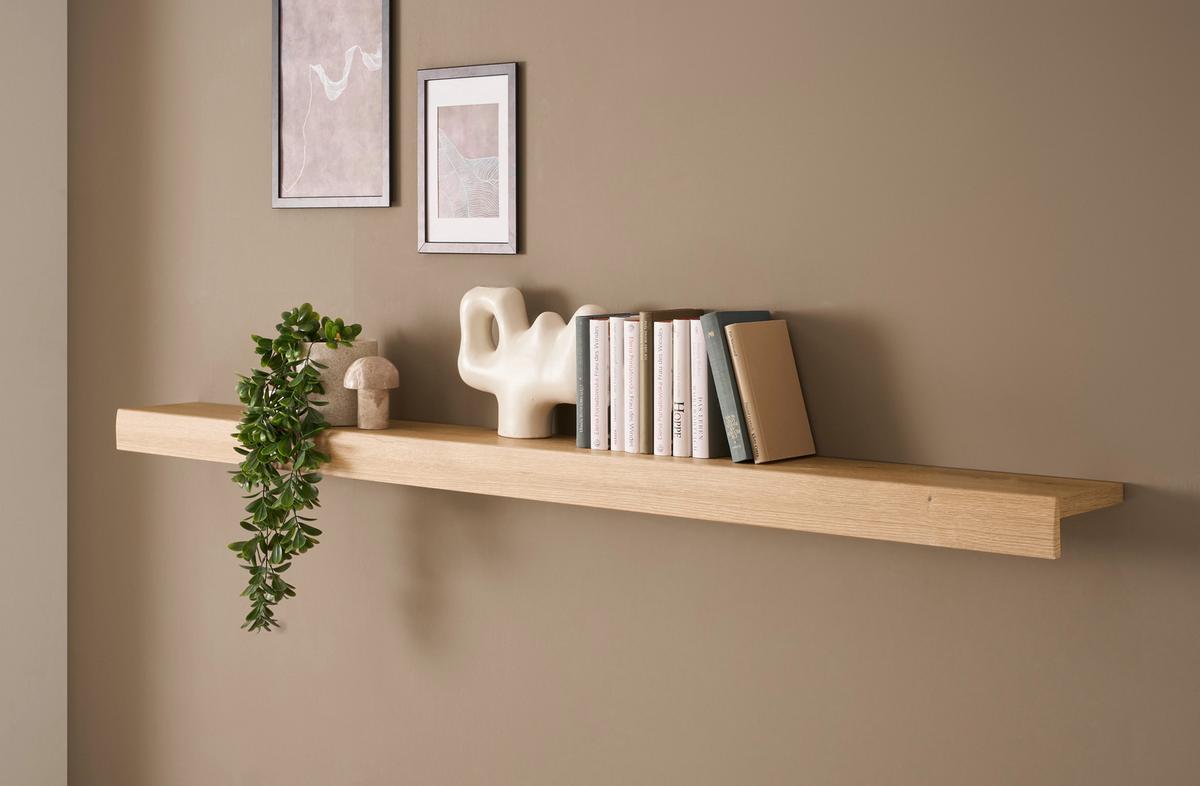 Wandboard Soleto Eichefarben B: 200 cm - Eichefarben, Design, Holzwerkstoff (200/8/20cm) - MID.YOU
