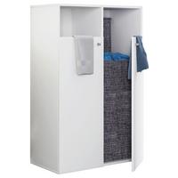 Midischrank Stehend Klidas Xl B: 70,2 Cm Weiß - Weiß, MODERN, Holzwerkstoff (80/110/39cm) - MID.YOU