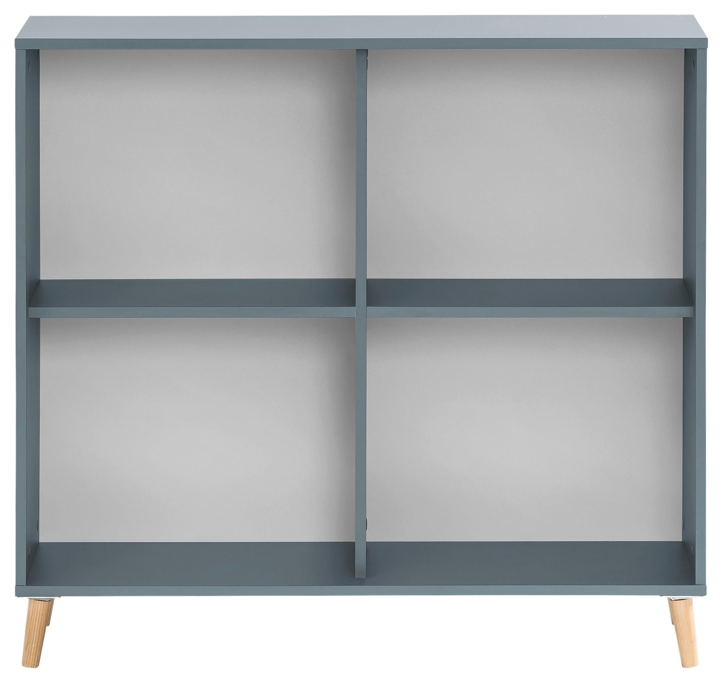 Aktenregal Serie 500 Blau B: 100,1 cm - Blau, MODERN, Holzwerkstoff (100,1/92,6/41cm) - MID.YOU