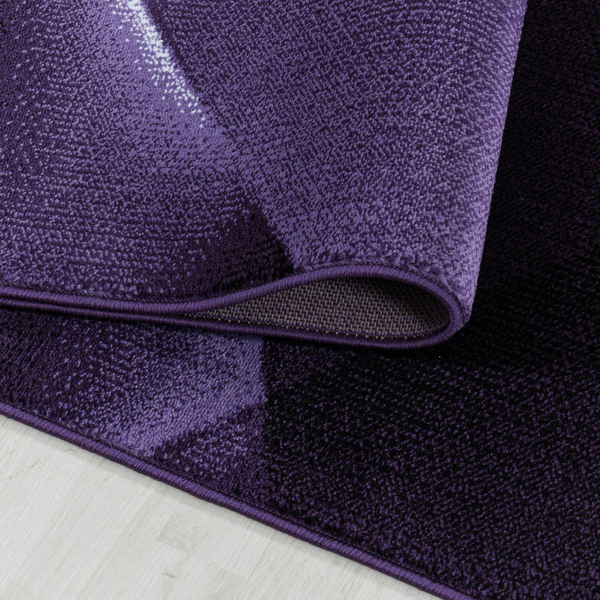 Teppich Läufer Lila Costa 80x250 cm - Lila, Design, Textil (80/250cm)