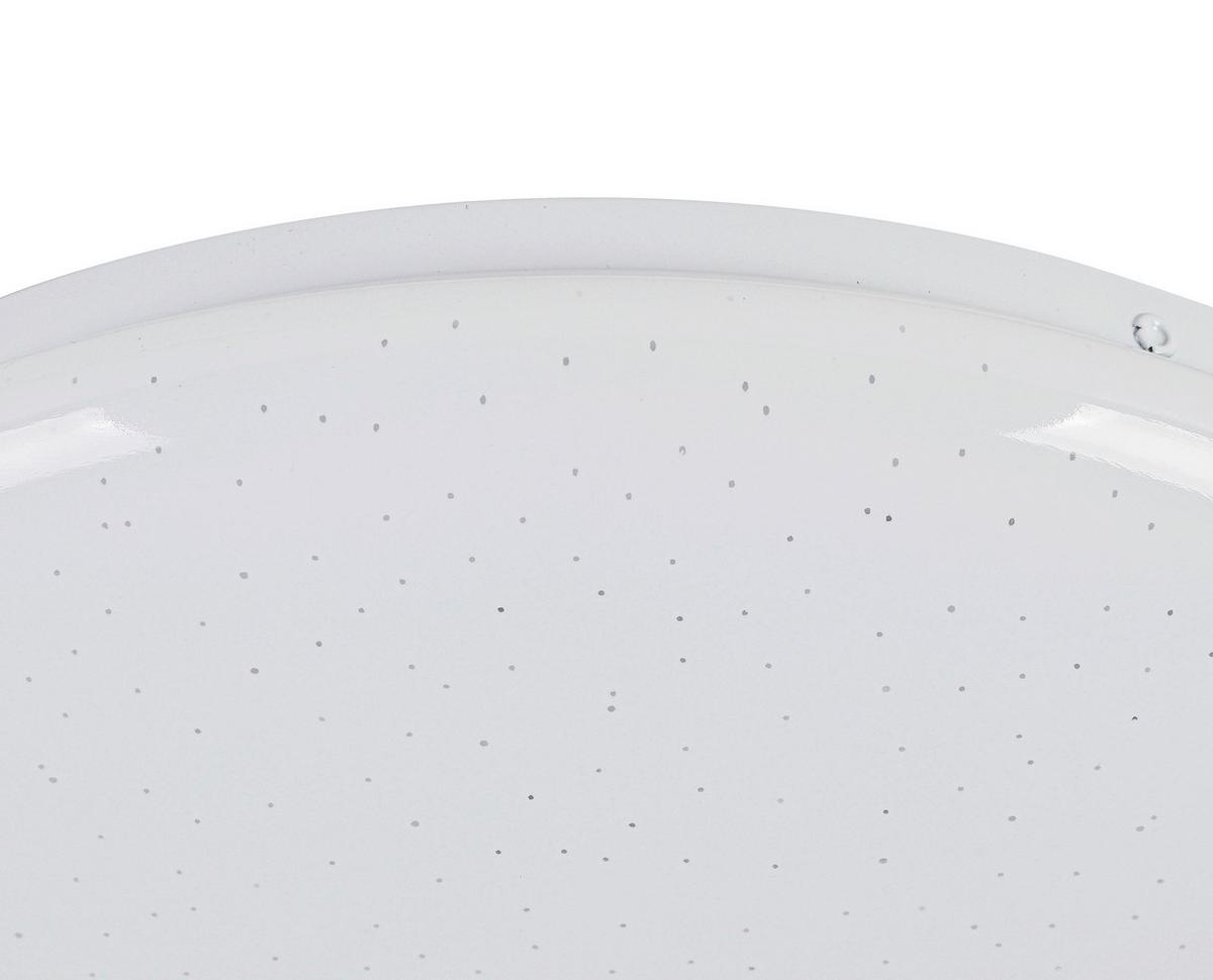 STROPNÉ LED SVIETIDLO ISKRI - biela, Modern, kov/plast (33/6,5cm) - Mömax