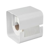 DRŽIAK NA TOALETNÝ PAPIER TURBO-LOC LIZAN - biela, Modern, kov (14/14,5/13,7cm) - Mömax