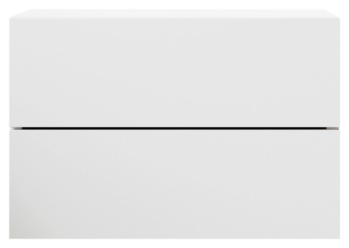 Nachkästchen Weiß H: 28 cm Cabo - Weiß, MODERN, Holzwerkstoff (42/28cm) - Livetastic