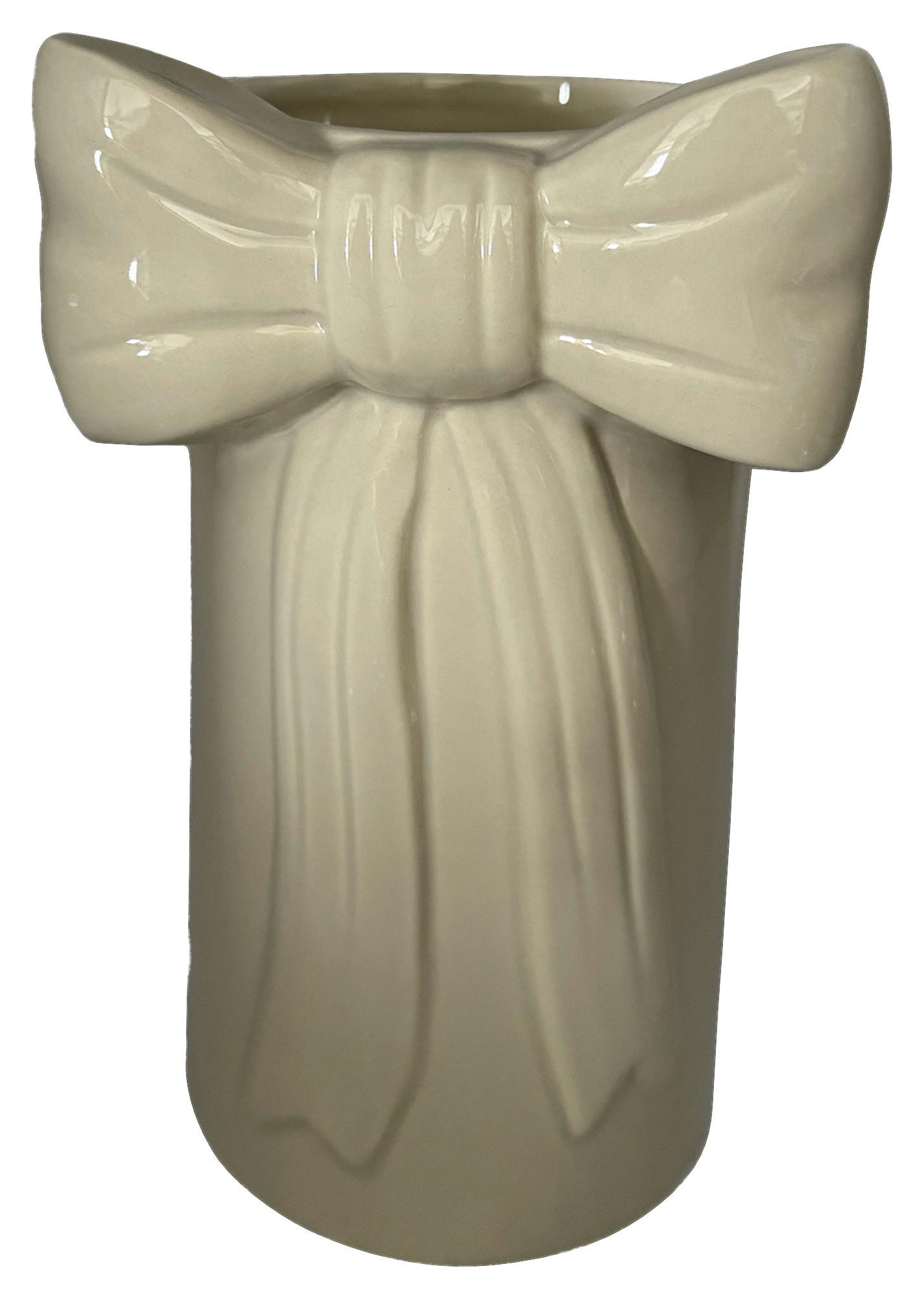 Váza JOLINA -PAZ- - krémová, keramika (11,5/20,1cm) - Mömax