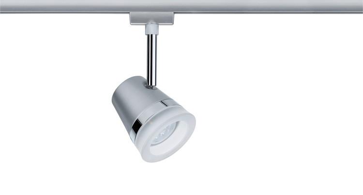 Schienensystem Urail Strahler 97613 Spotkopf Schwenkbar - Chromfarben, Design, Metall (18/9cm) - Paulmann