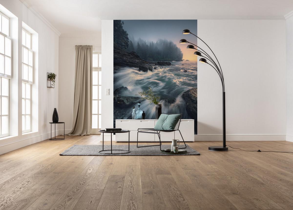 Fototapete Cry Of The Sea - Blau, Trend, Textil (200/280cm)