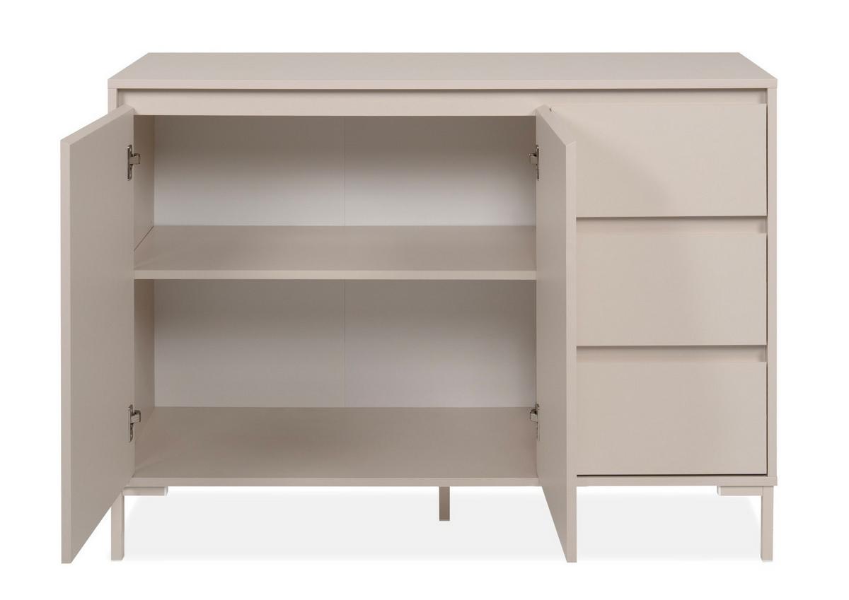 Kommode Korsika Kaschmir B: 120cm - Kaschmir, Design, Holzwerkstoff (120/87/40cm) - MID.YOU