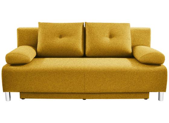 Pohovka Boxspring Ines - žltá, Moderný, drevo/textil (203/96/102cm) - Luca Bessoni Pohovka Boxspring Ines - žltá, Moderný, drevo/textil (203/96/102cm) - Luca Bessoni