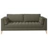 3-sitzer-sofa Doti - Dunkelgrün/Naturfarben, Design, Textil (170/95/85cm) - MID.YOU