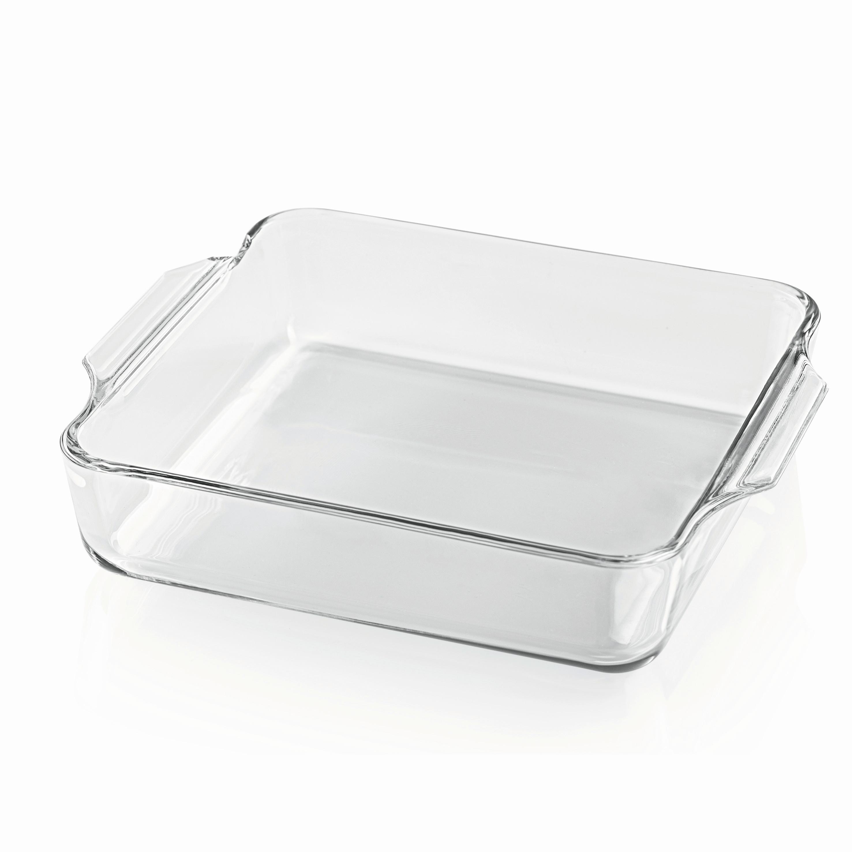 Auflaufform Gourmetmaxx Glas, LxBxH: 24x20x5 cm - Transparent, Basics, Glas (24/20/5cm)