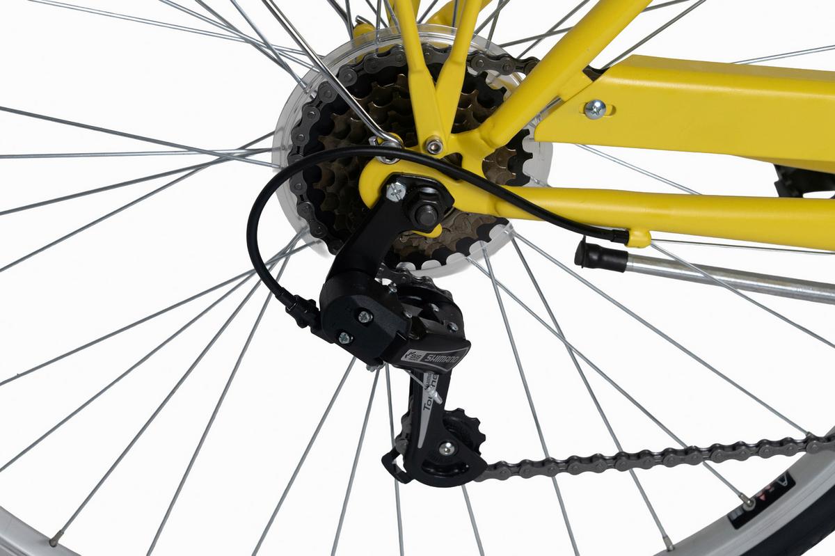 Damenfahrrad 28'' Daapo Toscana gelb - Gelb, Basics, Metall (25kg)