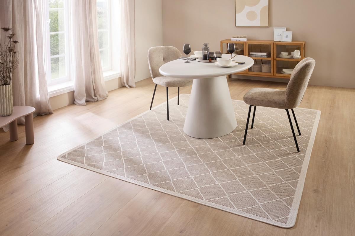 KOBEREC TKANÝ NA PLOCHO FJORA - šedohnědá, Moderní, textil (200/250cm) - Mömax