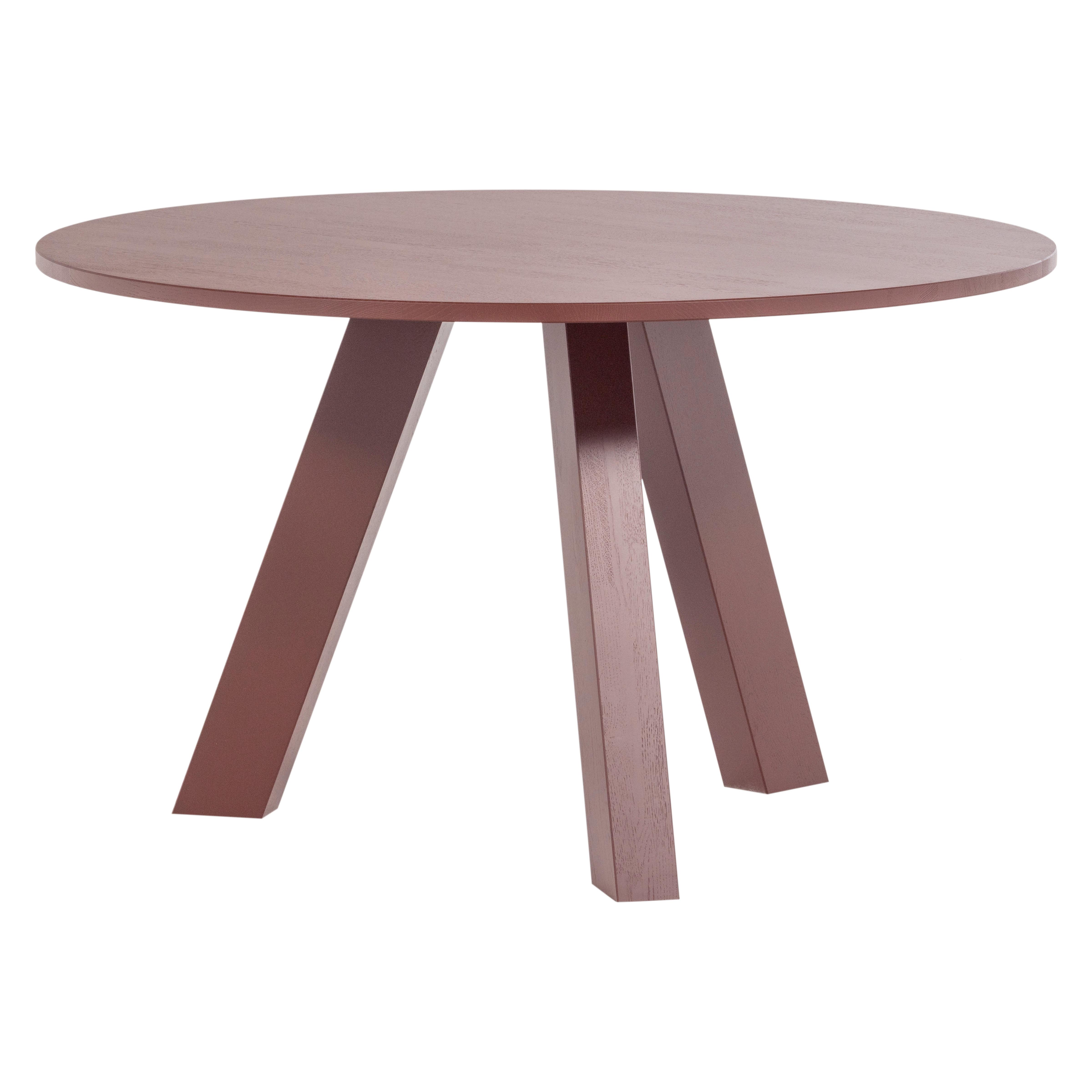 ESSTISCH Rhonda Bordeaux L: 129cm - Bordeaux, MODERN, Holz (129/129/75cm) - Livetastic