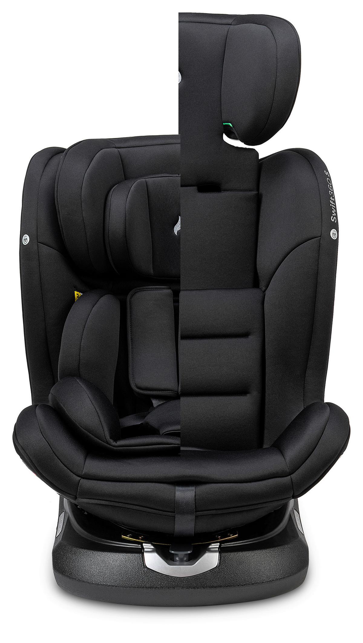Reboarder-kindersitz Swift360s - Schwarz, Basics, Kunststoff/Textil (44/60/50cm) - Osann