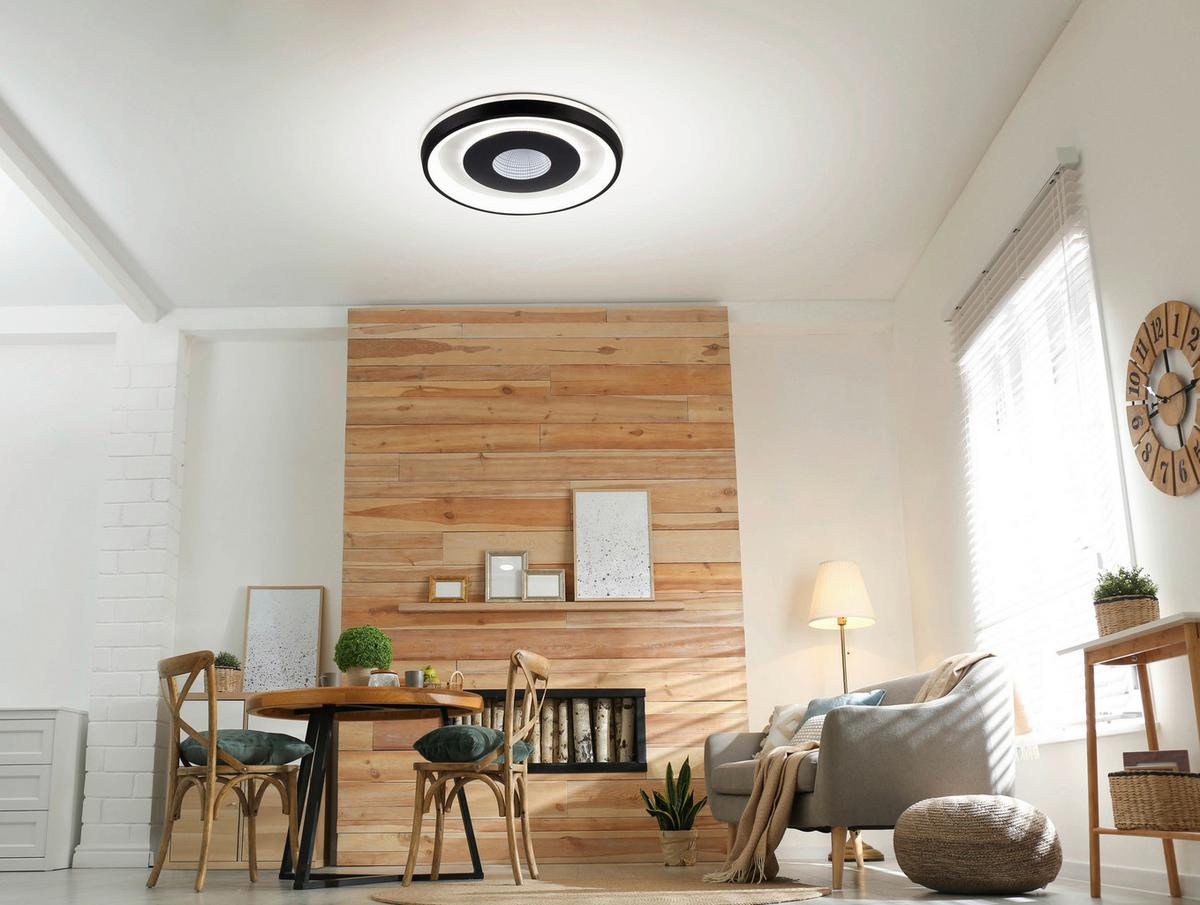 Led-deckenleuchte 3-Fach-Dimmbar - Weiß, Design, Kunststoff/Metall (49/49/7cm) - Näve