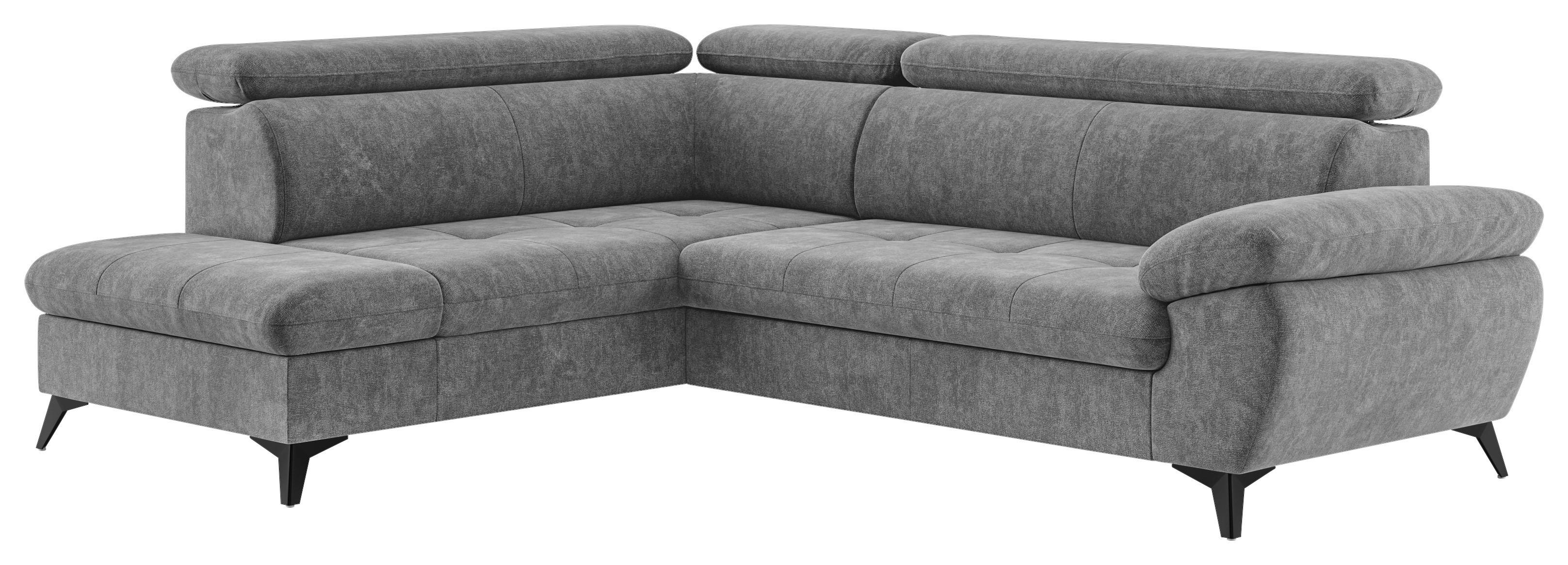 Ecksofa Mit Bettkasten Hudson Grau 207x265cm