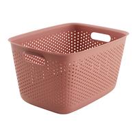 Košík na drobnosti MAJA - CA. 17L - tmavě červená, Moderní, plast (39/29/22cm) - Mömax