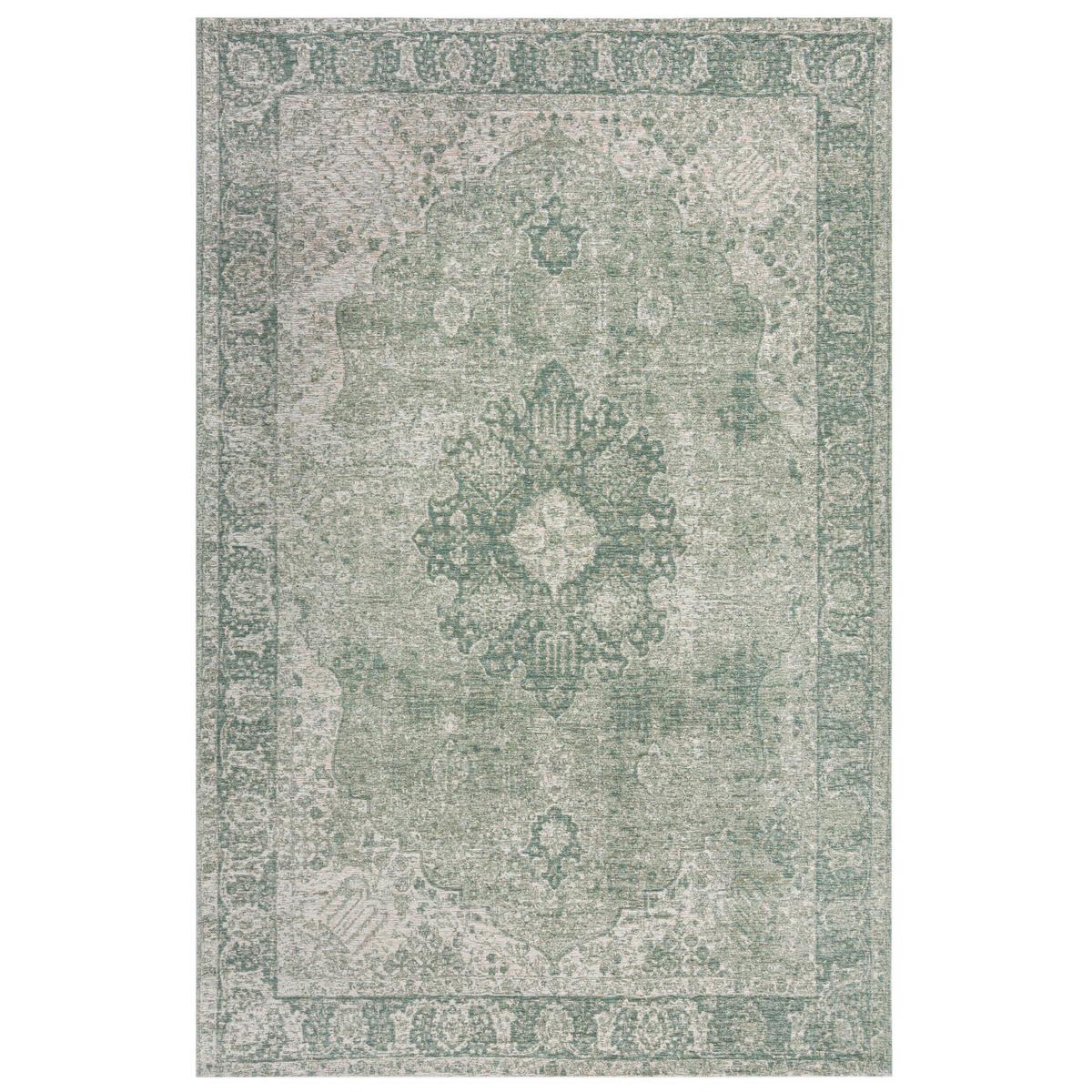 Vintage Teppich Grün Antique 155x230 cm - Grün, Basics, Textil (155/230cm)