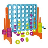 Strategiespiel 4 Gewinnt Mega - Multicolor, MODERN, Kunststoff (122/57/117cm)