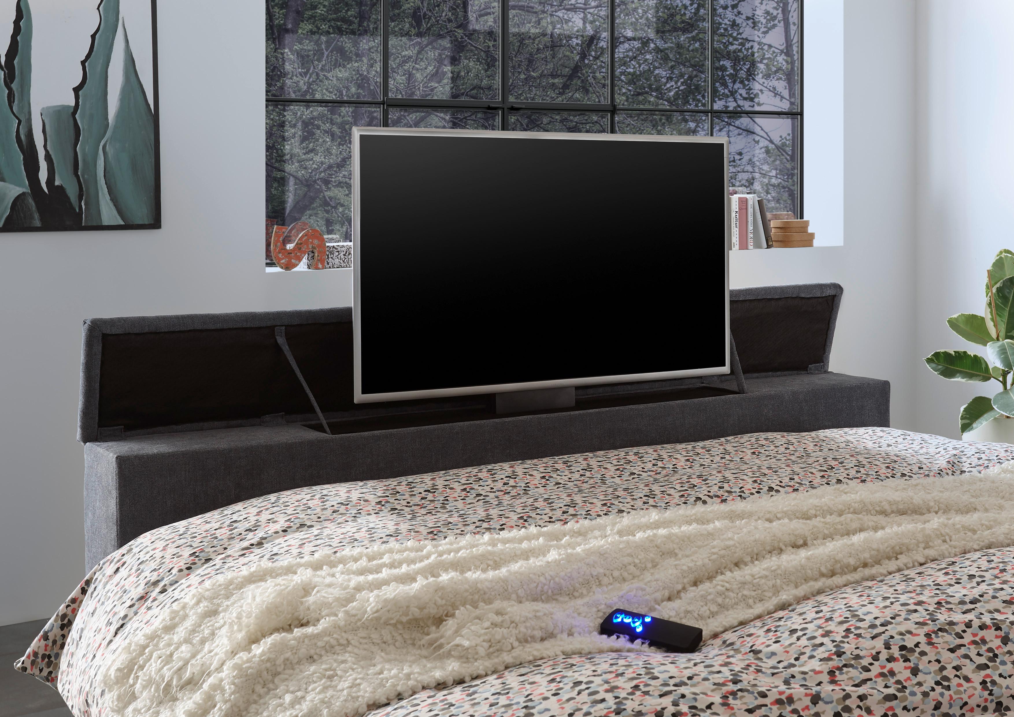 002220044501 - Boxspringbett Denver 6 Bk Anhtrazit H2/H3