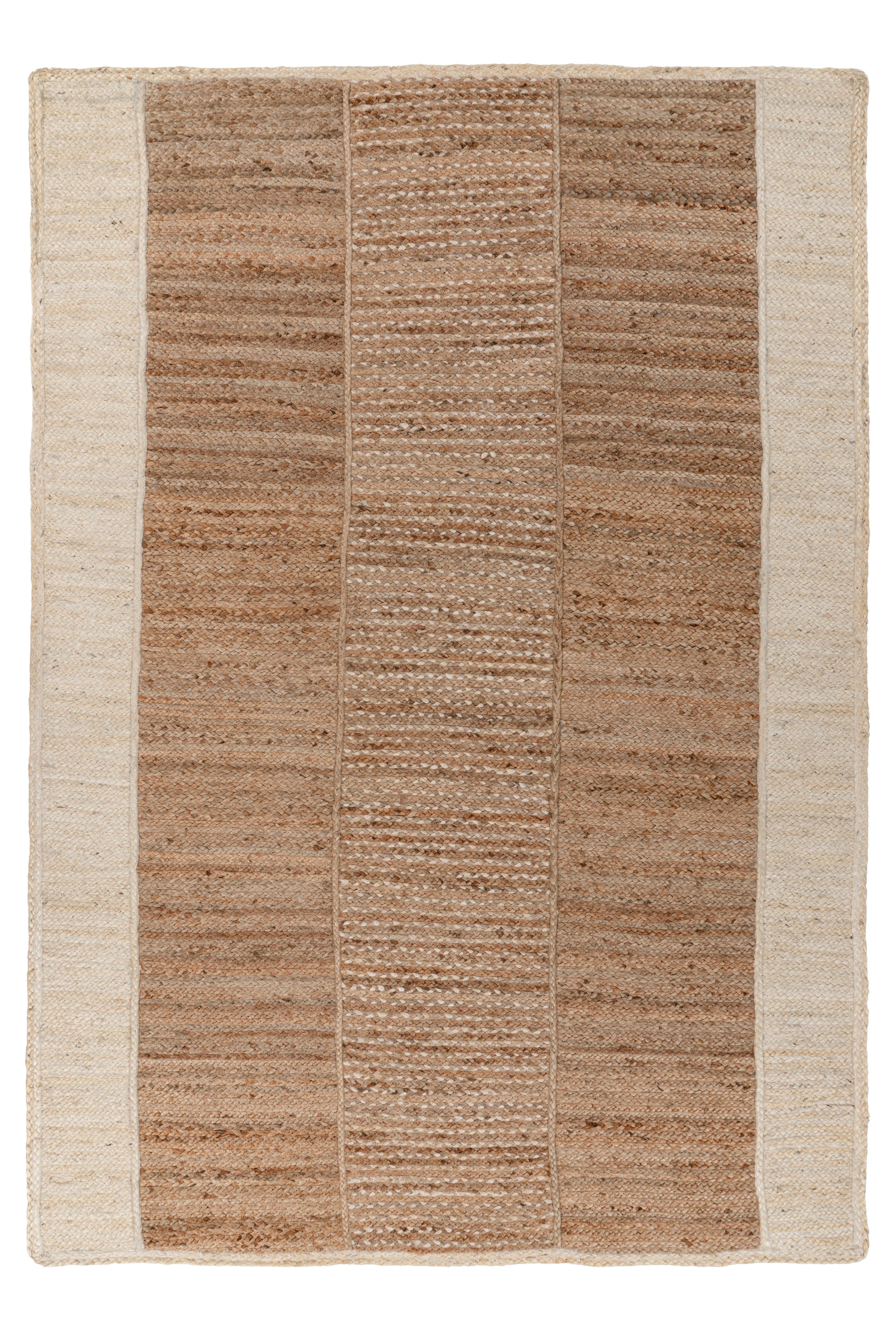 Flachwebteppich My Cottage 445 Ivory 80x150 - Weiß, Basics, Textil (80/150cm) - Obsession