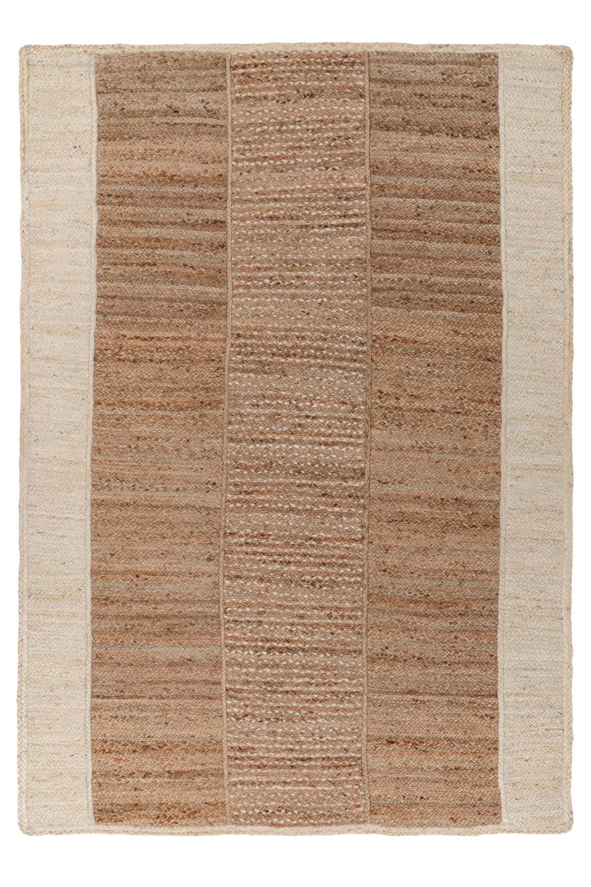 Flachwebteppich My Cottage 445 Ivory 120x170 - Weiß, Basics, Textil (120/170cm) - Obsession