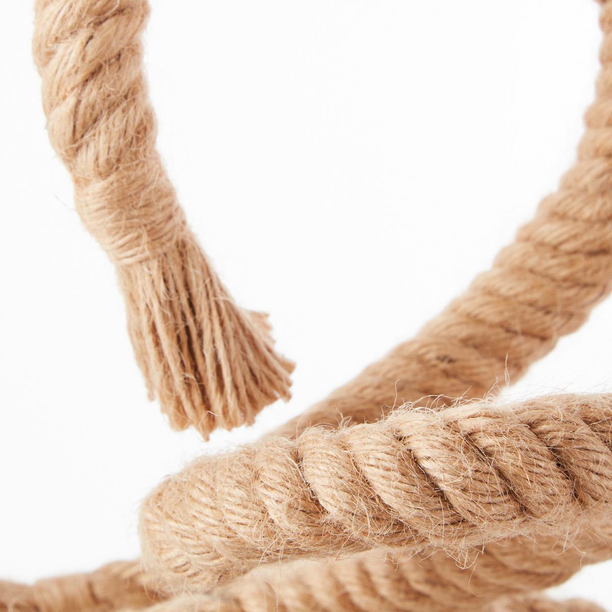 Tischlampe Sailor Naturfarben/ Weiß mit Schnurschalter - Naturfarben/Weiß, Natur, Textil (25/40cm) - Brilliant