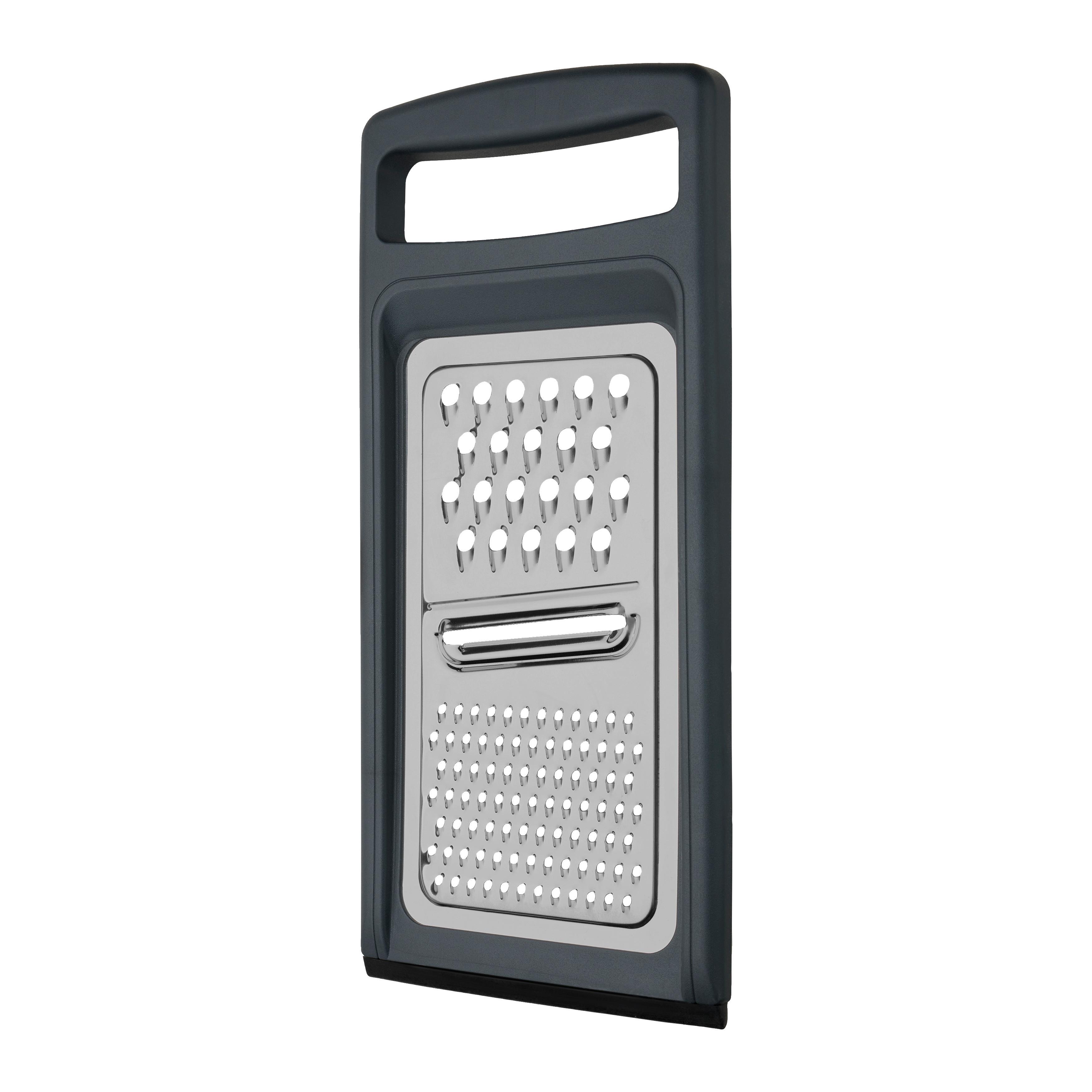 Strúhadlo KIKI - farba ušľachtilej ocele/tmavosivá, Konventionell, kov (28,2/12,8/1,5cm) - Mömax