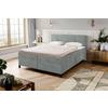 Boxbett mit Bettkasten Haga Grau 180x200 cm - Schwarz/Grau, MODERN, Holz/Kunststoff (180/200cm) - MID.YOU