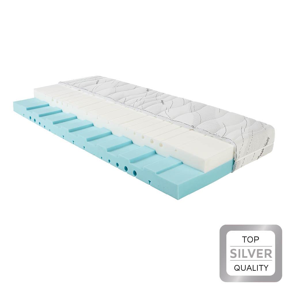 Matrace ze studené pěny , H2/ H3, V: 19cm - bílá, textil (80/200cm) - Based