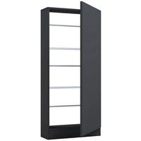 Schuhschrank Fulisa Anthrazit, 50 cm - Anthrazit, Design, Holzwerkstoff (50/112/17cm) - MID.YOU