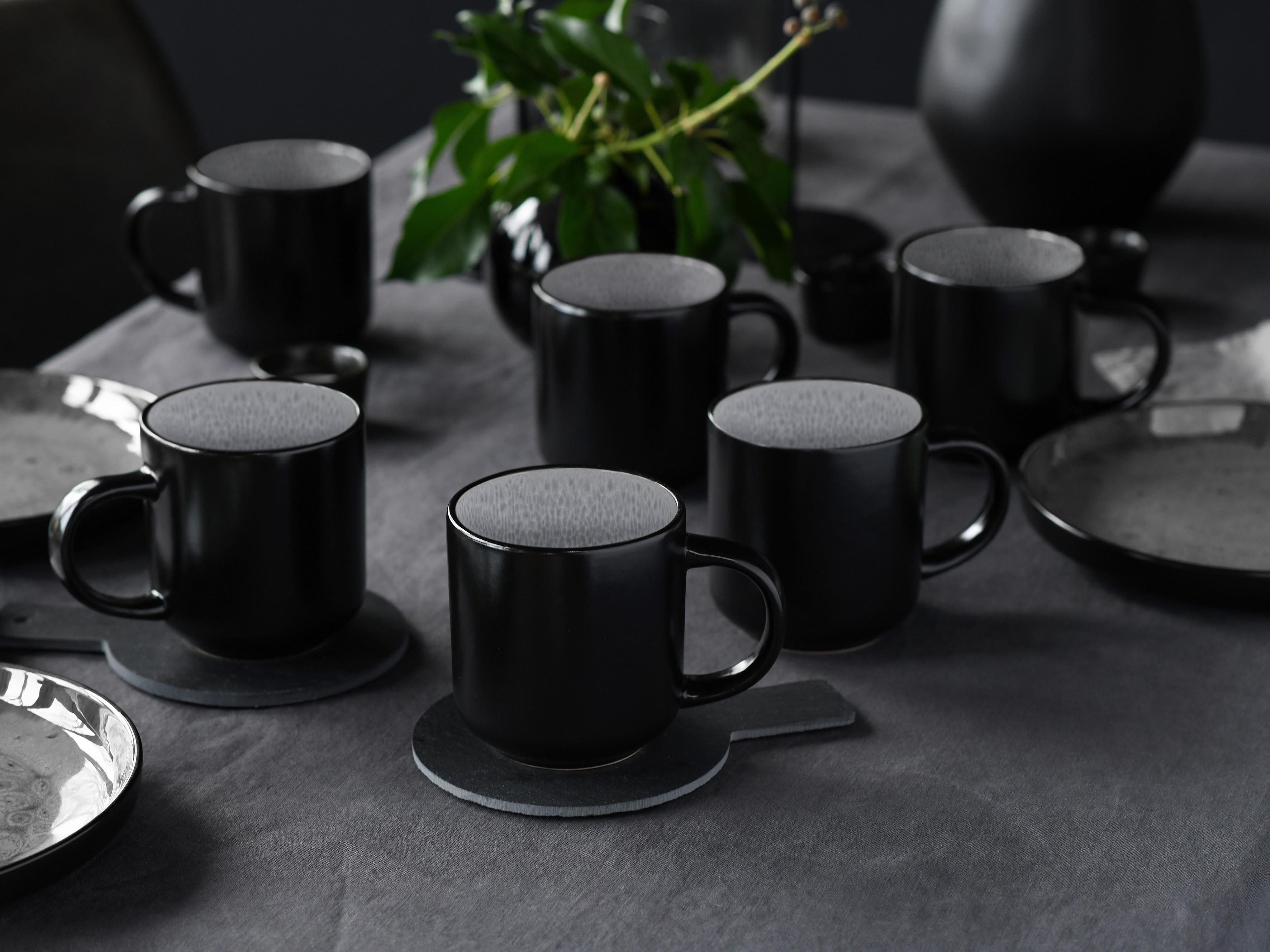 Kaffeebecherset 21522 Nordic Fjord Frost - Hellgrau, Trend, Keramik - Creatable