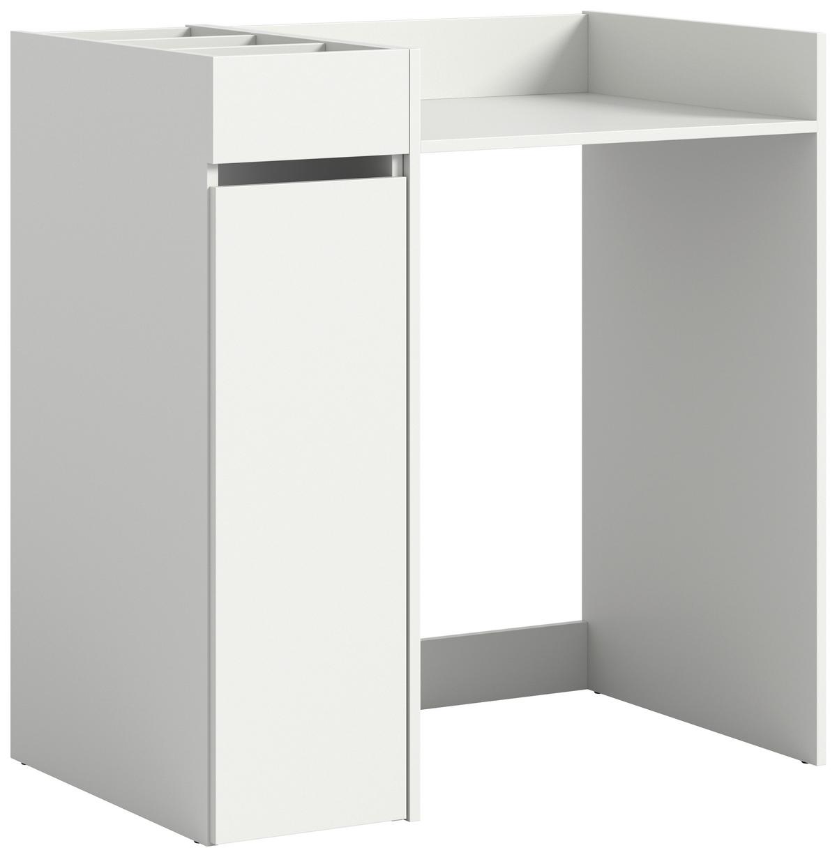 Waschmaschinenschrank Free Weiß B: 95 cm - Weiß, MODERN, Holzwerkstoff (95/101/60cm) - MID.YOU