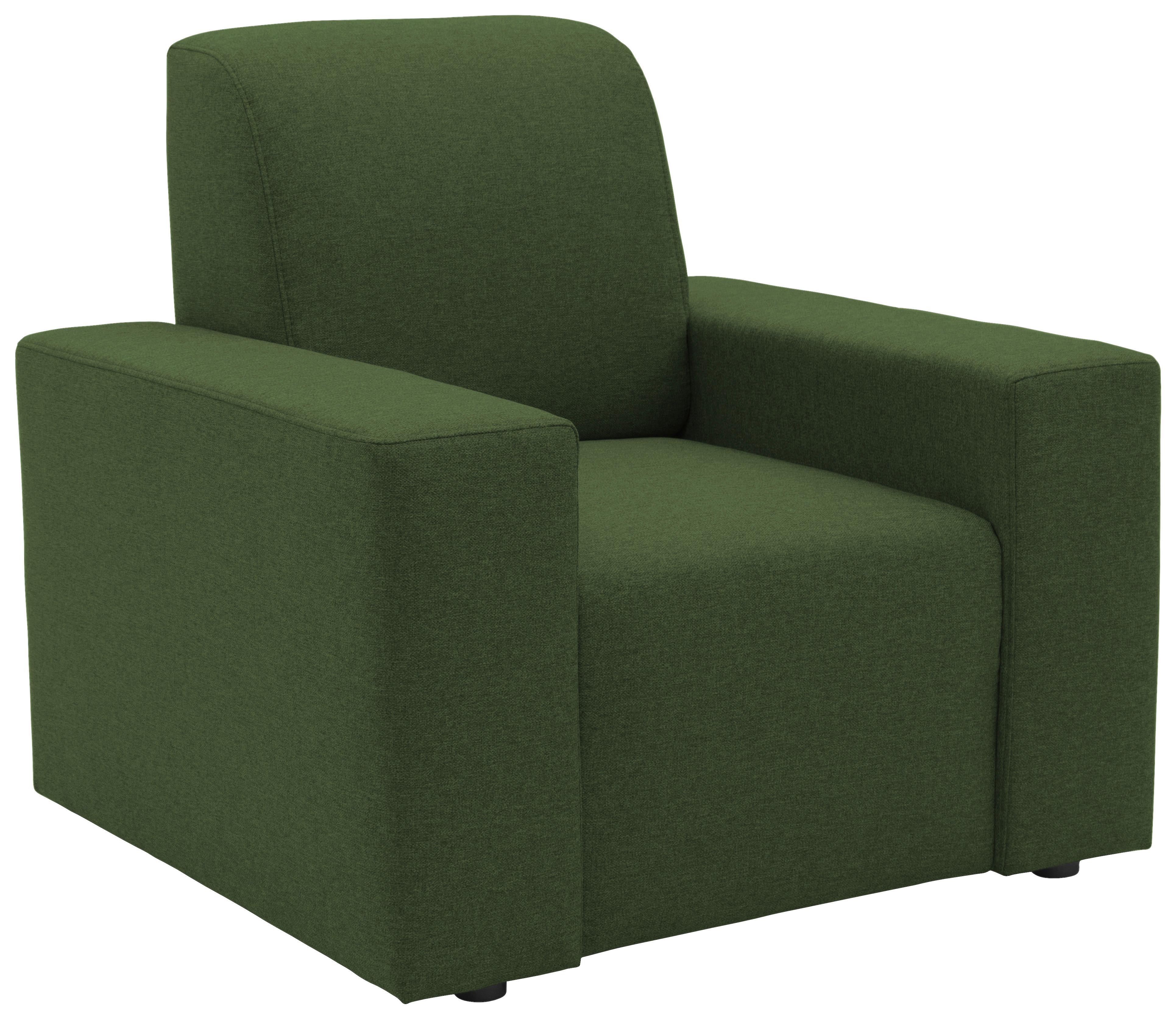 Sessel Looks Grün B: 93 cm - Schwarz/Grün, Design, Textil (93/88/88cm) - LOOKS by W.Joop