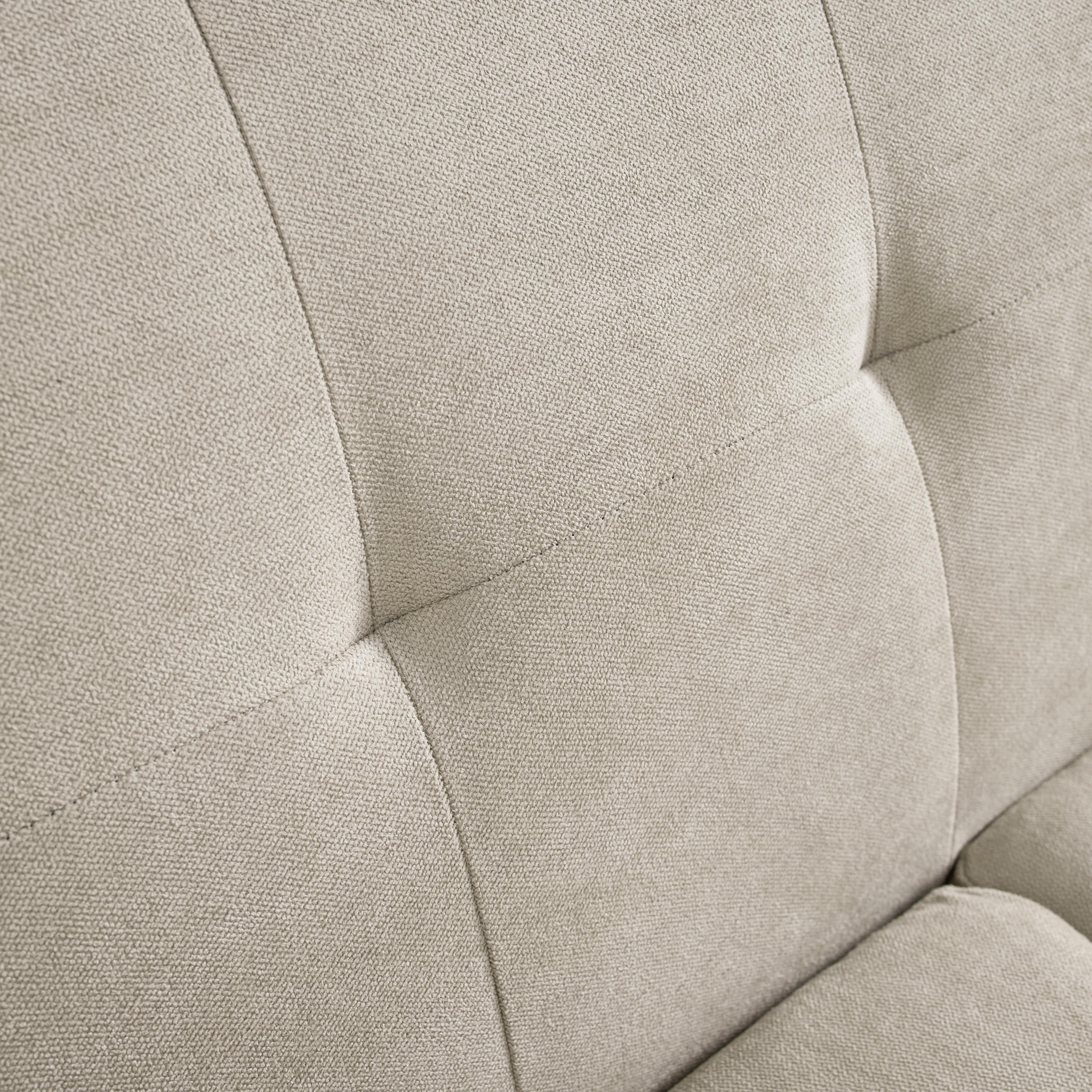 Sedacia Súprava Tamara Béžová - prírodné farby/béžová, Moderný, drevo/textil (198/83/143cm) - Bessagi Home
