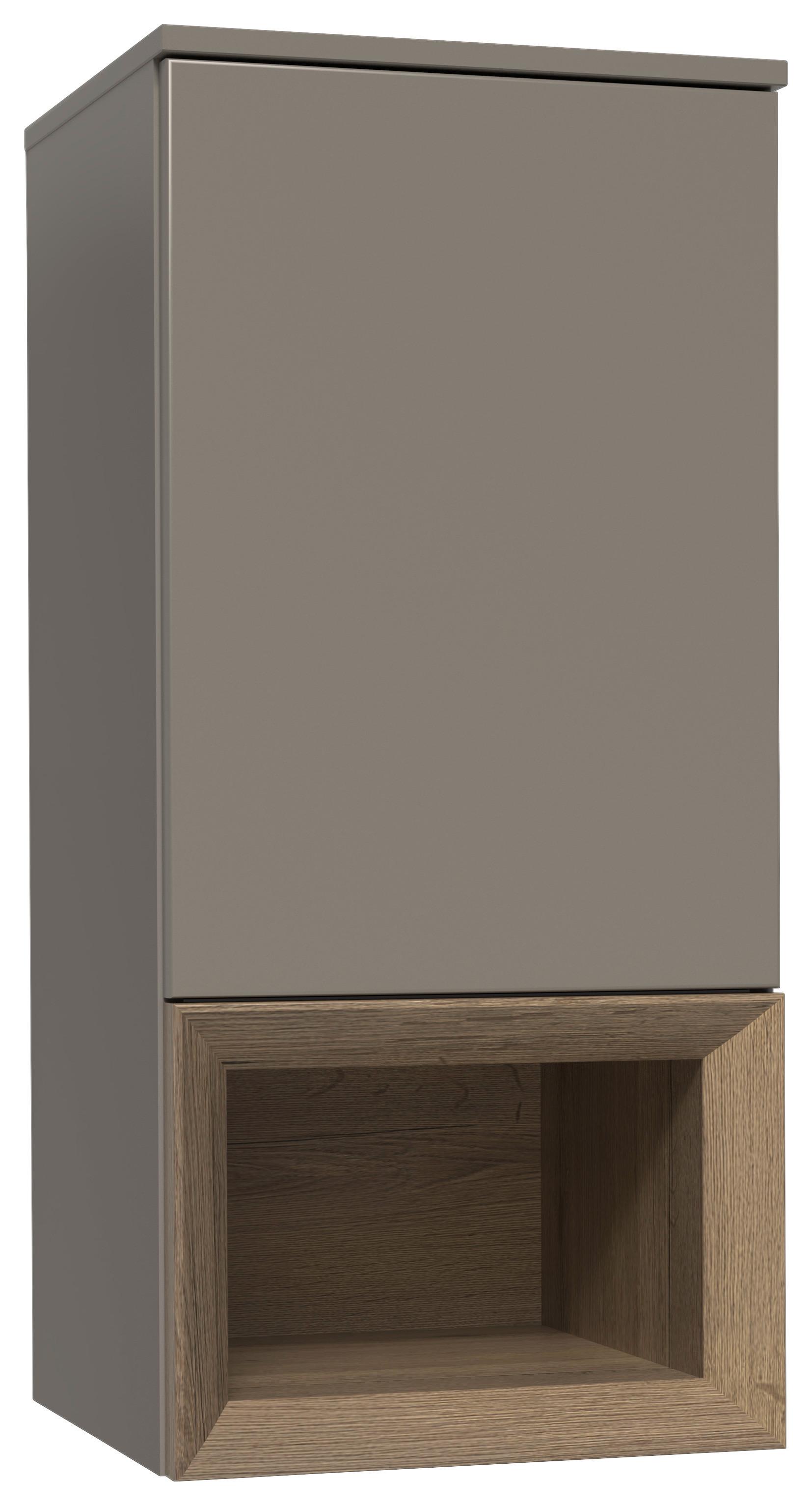 Hängeelement Las Vegas Taupegrau/Eiche Dekor B: 40 cm - Taupe/Eiche dunkel, MODERN, Holzwerkstoff (40/88/37cm) - Vertico