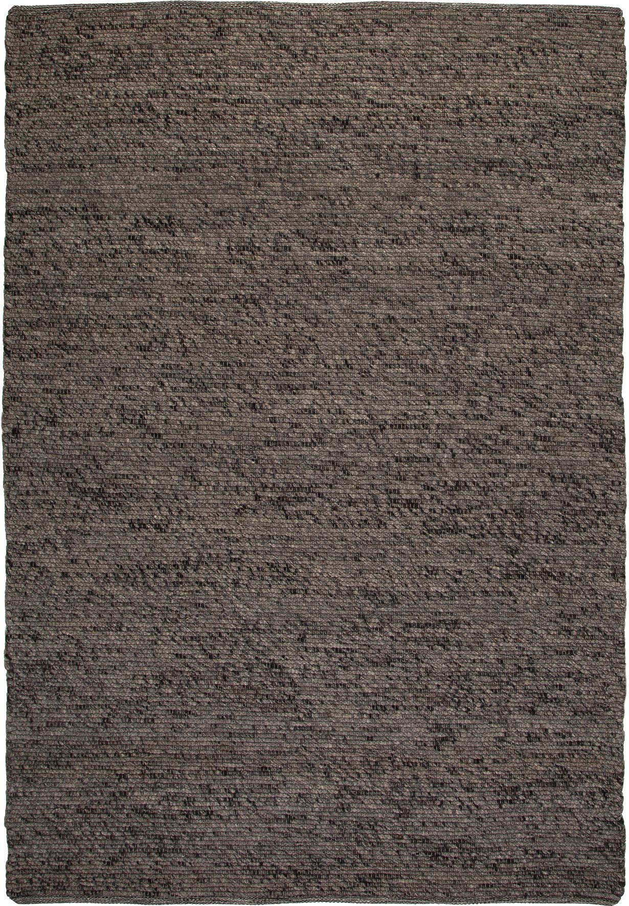 Flachwebteppich My Kjell - Graphitfarben, Basics, Textil (80/150cm) - Obsession