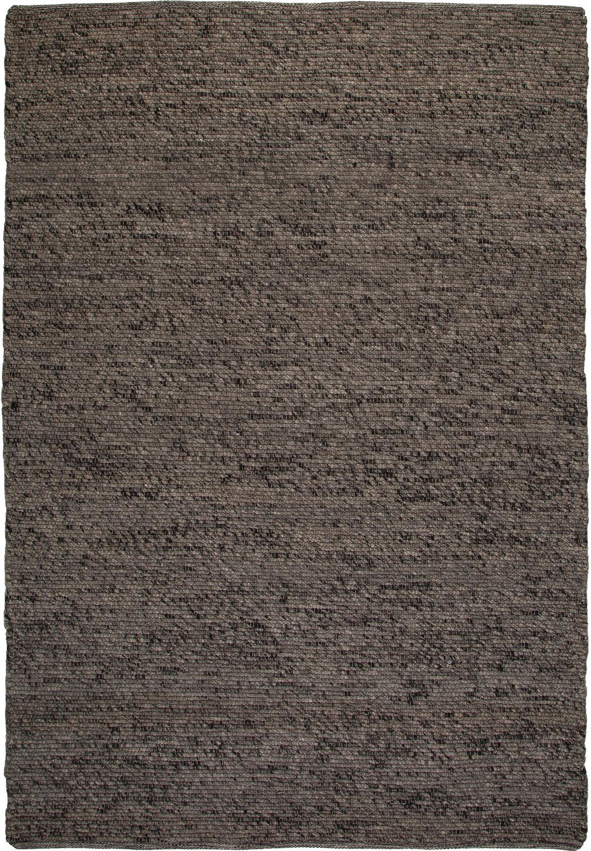 Flachwebteppich My Kjell - Graphitfarben, Basics, Textil (80/150cm) - Obsession