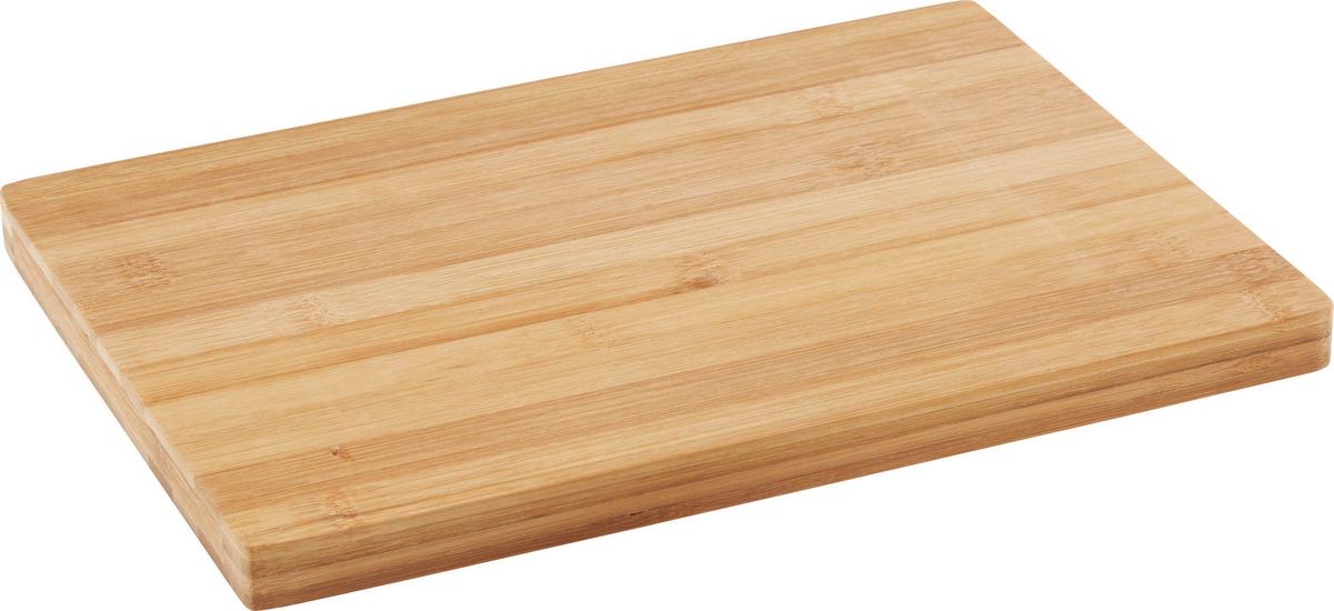 Doska na krájanie Bamboo, 28/20,3cm - prírodná farba, drevo (28/20,3/1,7cm) - Zandiara