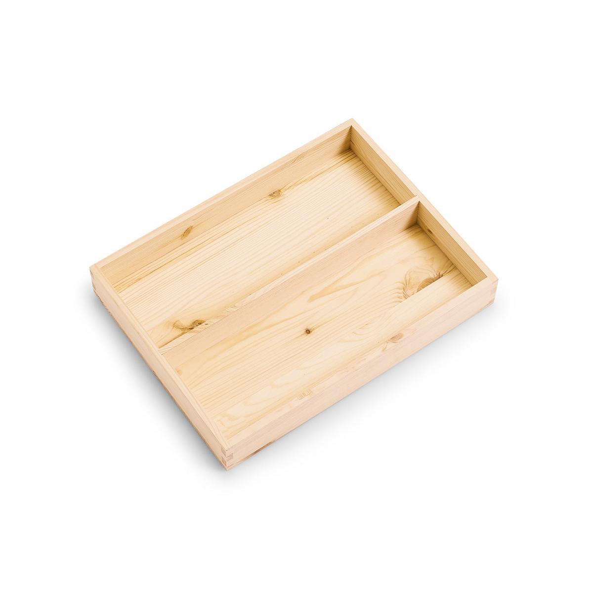 Organizer Naturfarben B: 40 cm - Naturfarben, Basics, Holz (40/30/24cm) - Zeller Present
