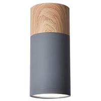 Led-deckenleuchte 2284279 Tube - Grau, Natur, Metall (7,5/7,5/15cm)