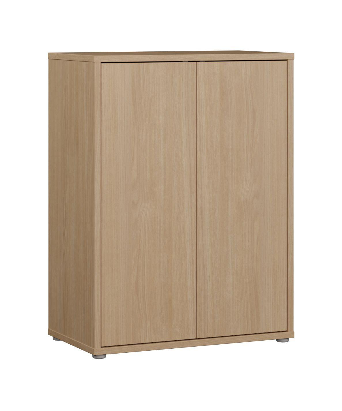 Komoda SPRINGS - barvy dubu, Moderní, kompozitní dřevo (74,5/99,1/41,5cm)