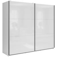 Schwebetürenschrank Tetrix - Weiß Hochglanz, MODERN, Holzwerkstoff (220/195,5/60cm) - MID.YOU