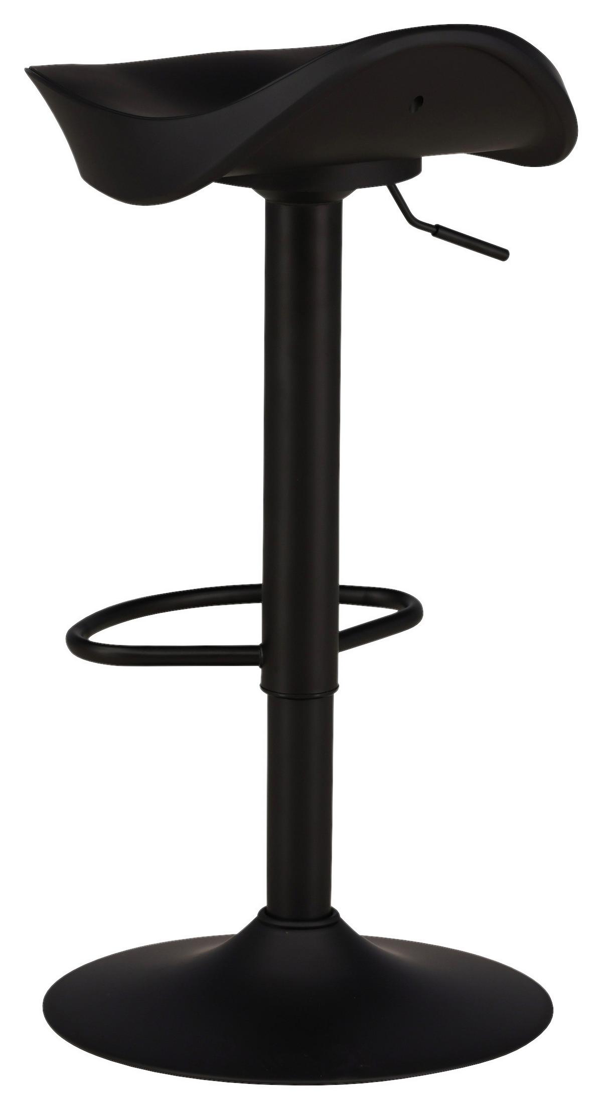 Barhocker-Set Adesto - Schwarz, Design, Kunststoff/Metall (40/69/38cm) - Livetastic