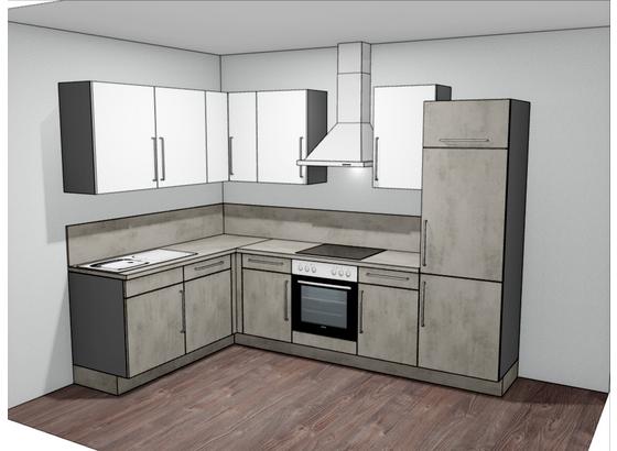 Eckküche Face/Eco - KONVENTIONELL, Holzwerkstoff (185/285cm) - Qcina Eckküche Face/Eco - KONVENTIONELL, Holzwerkstoff (185/285cm) - Qcina