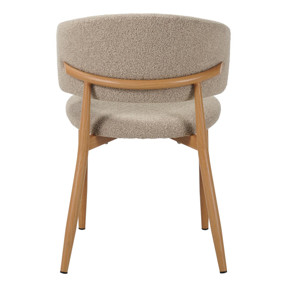 STUHL-SET YUKa Sandfarben B: 54cm - Sandfarben, MODERN, Textil/Metall (54/79/54cm) - Livetastic