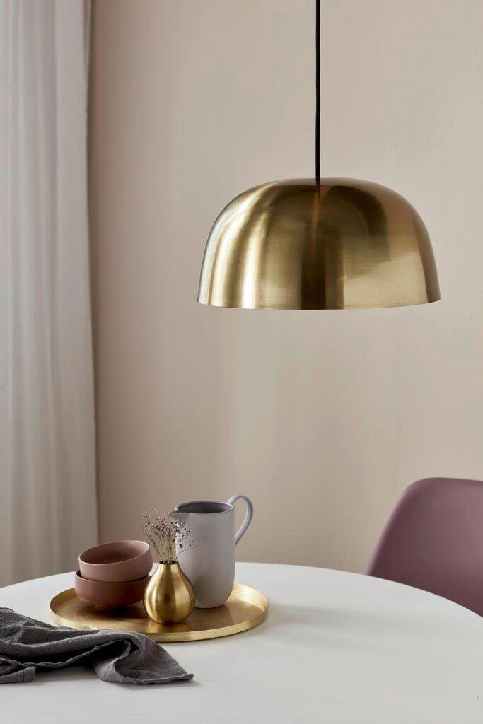Hängeleuchte Japandi Messingfarben D: 36 cm - Messingfarben, Design, Metall (36/36cm) - Nordlux