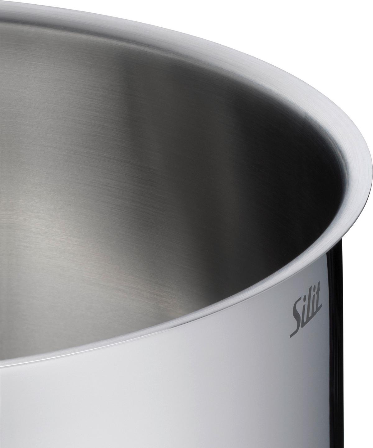 Kochtopfset Silit Extra Cook Mini - Edelstahlfarben, KONVENTIONELL, Metall (21,5/23,8/37,4cm) - Silit